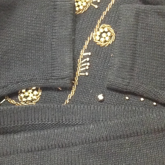 Vintage Sarah Morgan Sweater with Beaded Details - Picture 8 of 8